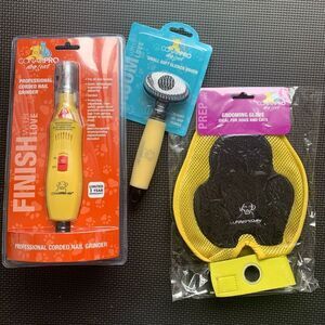 3 Piece Dog Grooming Lot Brand New SEALED 